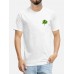 Tree Printing Cotton Men's Short Sleeve Tee