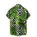 Men's Hawaiian Printed Lapel Short Sleeve Shirt 54811764M